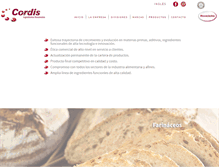 Tablet Screenshot of cordis.com.ar