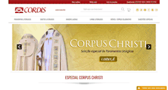 Desktop Screenshot of cordis.com.br