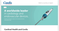 Desktop Screenshot of cordis.com
