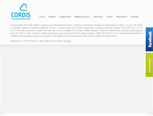 Tablet Screenshot of cordis.com.pl